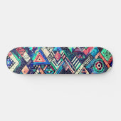 Kleurrijke straat graffiti brede skateboard (Horizontaal)