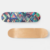 Kleurrijke straat graffiti brede skateboard (Horizontaal)