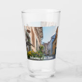 Kleurrijke straat in Rothenburg ob der Tauber Glas (Achterkant)