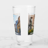 Kleurrijke straat in Rothenburg ob der Tauber Glas (Links)