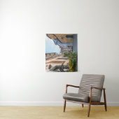 Kleurrijke straat in Rothenburg ob der Tauber Wandkleed (In situ)