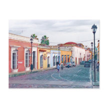 Kleurrijke straat van Oaxaca, Mexico