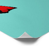 Kleurrijke straatpoppenkast poster (Hoek)