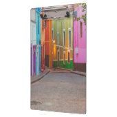 Kleurrijke straatscène klembord (Links)