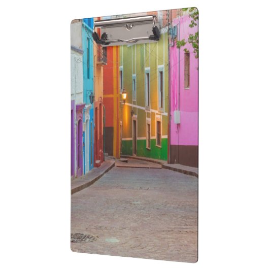 Kleurrijke straatscène klembord (Links)