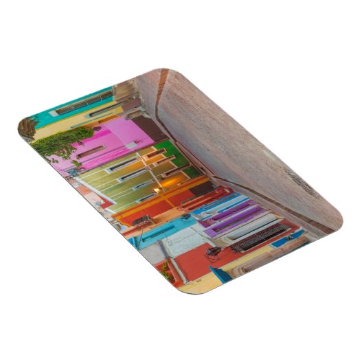 Kleurrijke straatscène magneet (Rechterzijde)