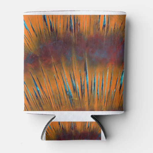  kleurrijke stralen blikjeskoeler (Voorkant)