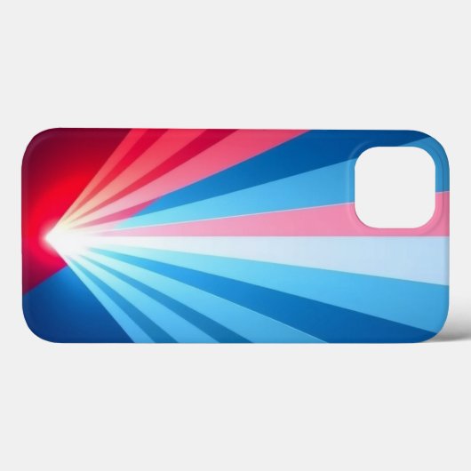 Kleurrijke Stralen Ontwerp Mobile Case-Mate iPhone Case (Achterkant (horizontaal))