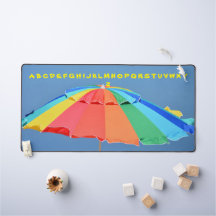 Kleurrijke Strand Paraplu Fotografisch Spel of