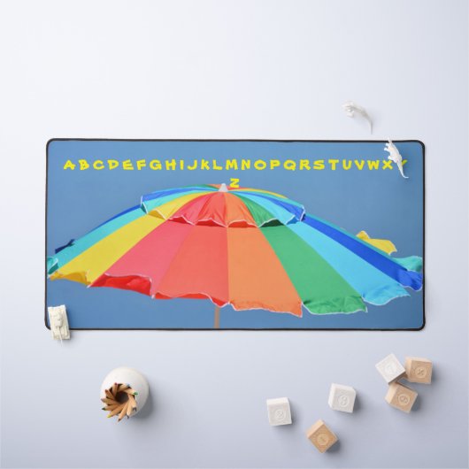 Kleurrijke Strand Paraplu Fotografisch Spel of Bureaumat (Kindertafel)
