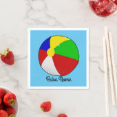 Kleurrijke strandbal servet (Insitu)