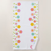 Kleurrijke strandhanddoeken strandlaken (Voorkant)