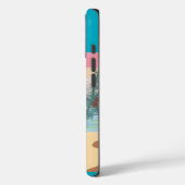 Kleurrijke strandhut Case-Mate iPhone case (Achterkant / Links)