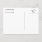 Kleurrijke strandhutten, Brighton en Hove Beach Briefkaart (Achterkant)