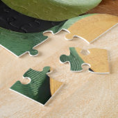 Kleurrijke Straw Petten Jigsaw Puzzle Legpuzzel (Zijkant)