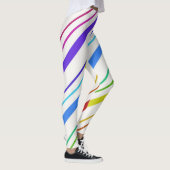 Kleurrijke Streep Leggings (Rechts)