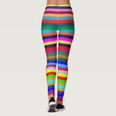Kleurrijke Streep Leggings (Achterkant)