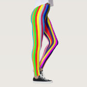 Kleurrijke Streep Leggings (Rechts)