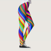 Kleurrijke Streep Leggings (Rechts)