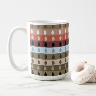Kleurrijke Streep Tribal Koffiemok