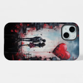 Kleurrijke Street Art - Graffiti telefoonhoesje iPhone Hoesje (Achterkant horizontaal)