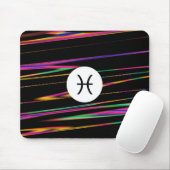 Kleurrijke strengen - Pisces Muismat (Met muis)