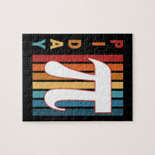 Kleurrijke Strepen 3.14 Pi-dag Legpuzzel (Horizontaal)