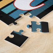 Kleurrijke Strepen 3.14 Pi-dag Legpuzzel (Zijkant)