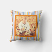 Kleurrijke strepen, aangepaste foto x5 kussen (Achterkant)