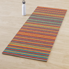 Kleurrijke strepen B Yogamat