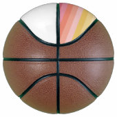 Kleurrijke Strepen Basketbal (Rechts)