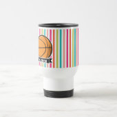 Kleurrijke strepen; Basketbal Reisbeker (Center)