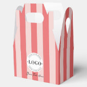 Kleurrijke Strepen Bedrijf Zakelijke Promotie Gesc Bedankdoosjes (Geopend)