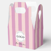 Kleurrijke Strepen Bedrijf Zakelijke Promotie Gesc Bedankdoosjes (Geopend)