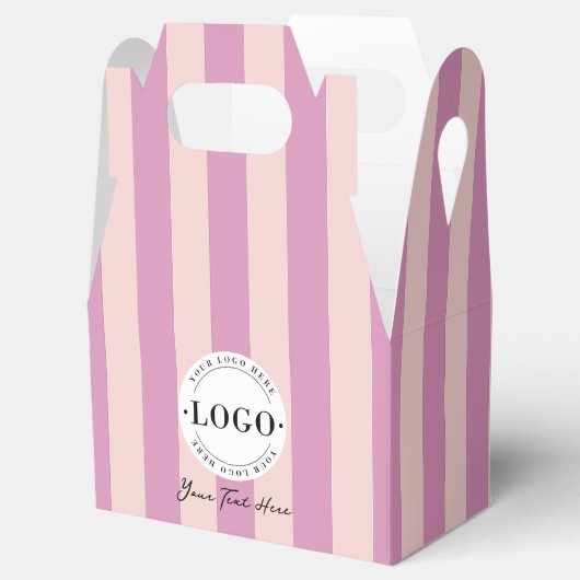 Kleurrijke Strepen Bedrijf Zakelijke Promotie Gesc Bedankdoosjes (Geopend)