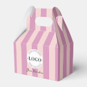 Kleurrijke Strepen Bedrijf Zakelijke Promotie Gesc Bedankdoosjes (Voorkant Zijde)