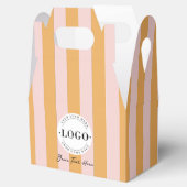 Kleurrijke Strepen Bedrijfs Promotie Geschenken Bedankdoosjes (Geopend)