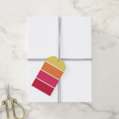 Kleurrijke Strepen Cadeaubijsluiter Cadeaulabel (Met Touw)