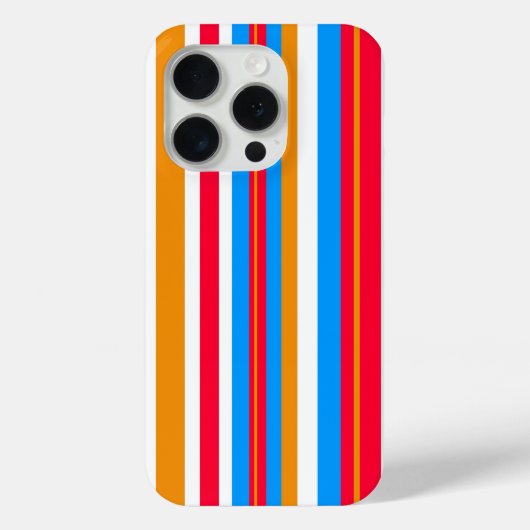 kleurrijke strepen Case-Mate iPhone case (Achterkant)