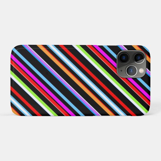 Kleurrijke strepen Case-Mate iPhone case (Achterkant (horizontaal))
