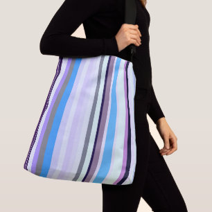 Kleurrijke strepen crossbody tas