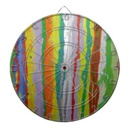 Kleurrijke Strepen Dartbord