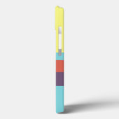 Kleurrijke strepen en taakletters Case-Mate iPhone case (Achterkant / Links)
