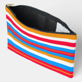 kleurrijke strepen etui (Open)