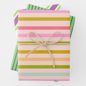 Kleurrijke Strepen  Inpakpapier Vel (In situ)