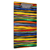 kleurrijke strepen klembord (Rechts)