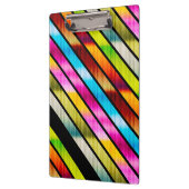Kleurrijke strepen klembord (Links)