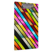Kleurrijke strepen klembord (Rechts)