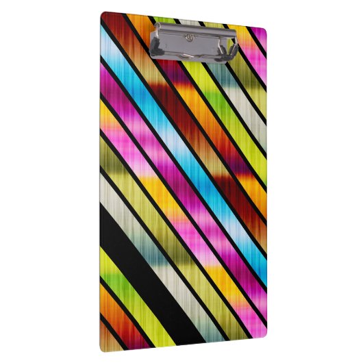 Kleurrijke strepen klembord (Rechts)
