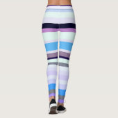 Kleurrijke strepen leggings (Achterkant)